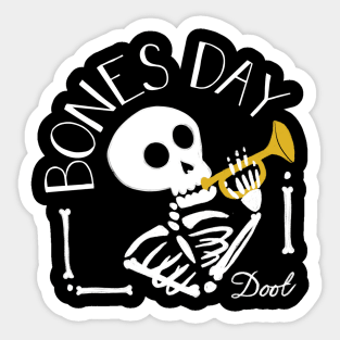 Bones Day Sticker